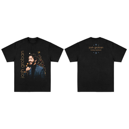 Josh Groban Holiday Livestream Black T-Shirt