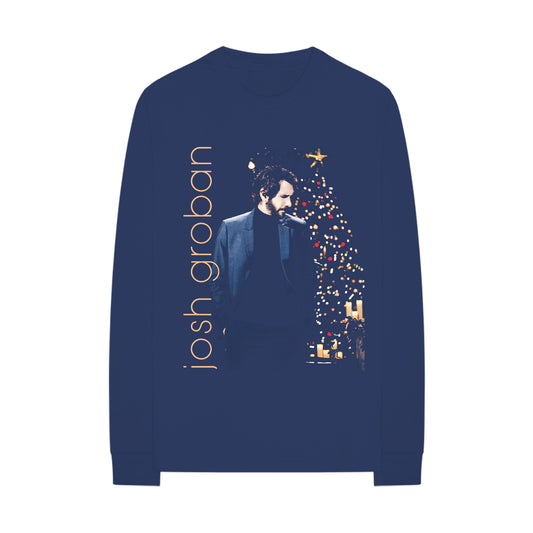 Josh Groban Holiday Blue Long-Sleeve